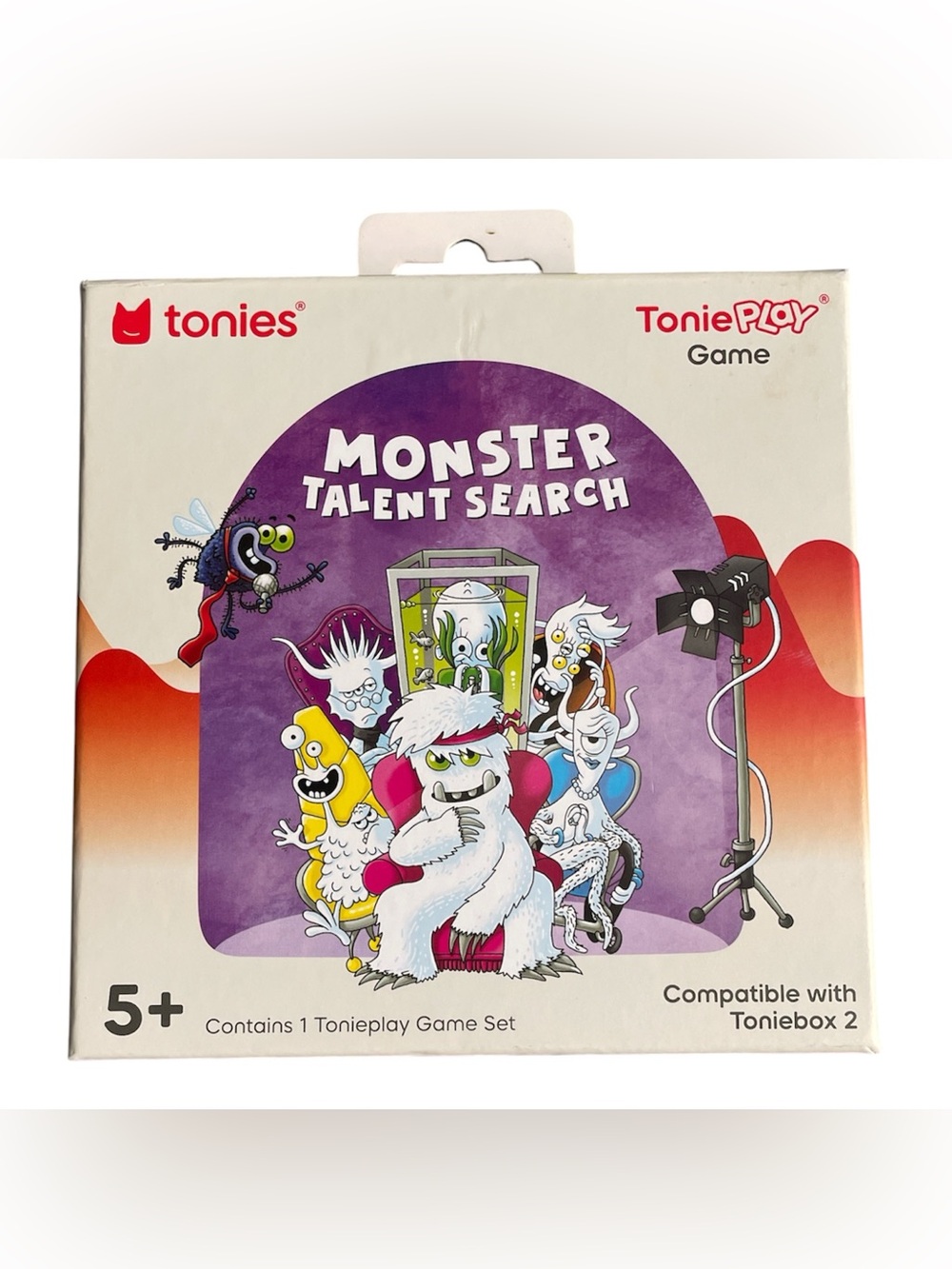 Tonies ToniePlay “Monster Talent Search” Game Set Compatible with Toniebox 2
